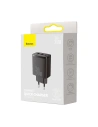 Hurtownia GSM - Ładowarka sieciowa Baseus Compact Quick Charger, 2xUSB, USB-C, PD, 3A, 30W (czarna) - BSU2897BLK - {ean13} - Hurt