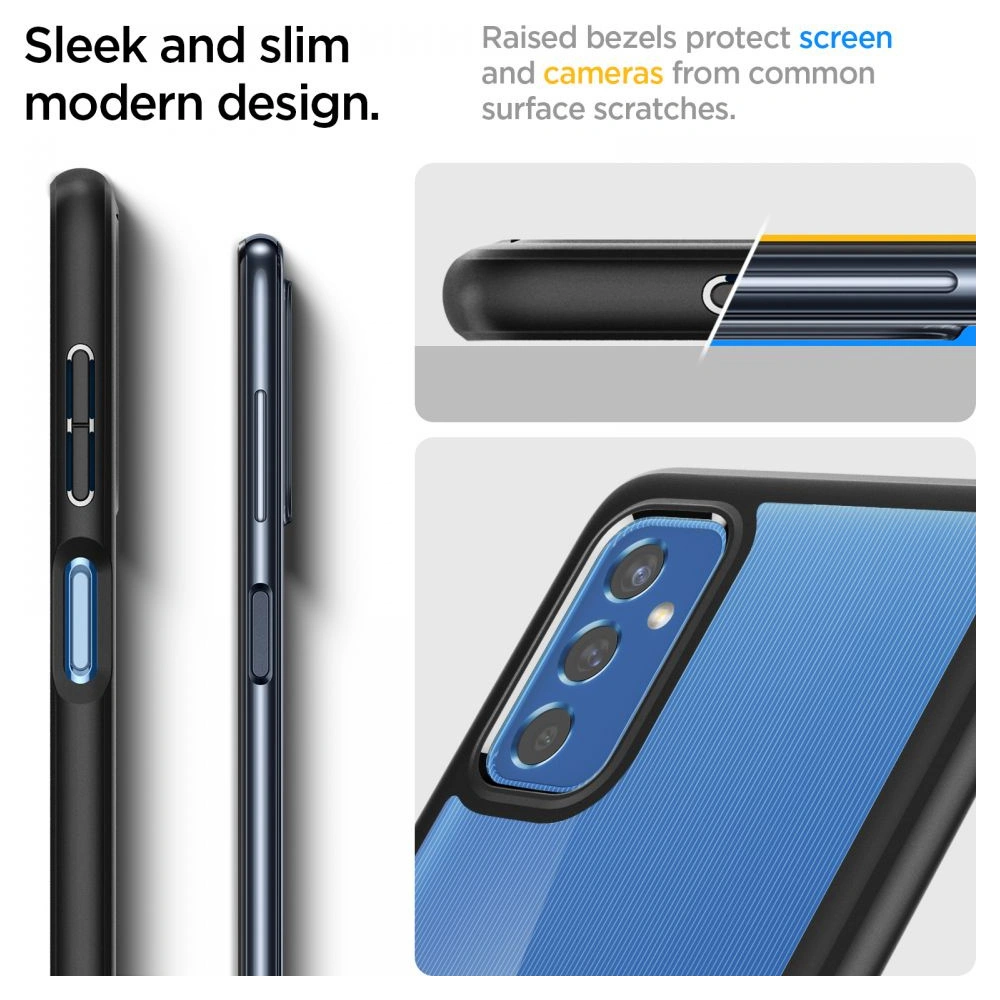 Hurtownia GSM - Etui Spigen Ultra Hybrid Samsung Galaxy M52 5G Matte Black - SPN1957BLK - {ean13} - Hurt
