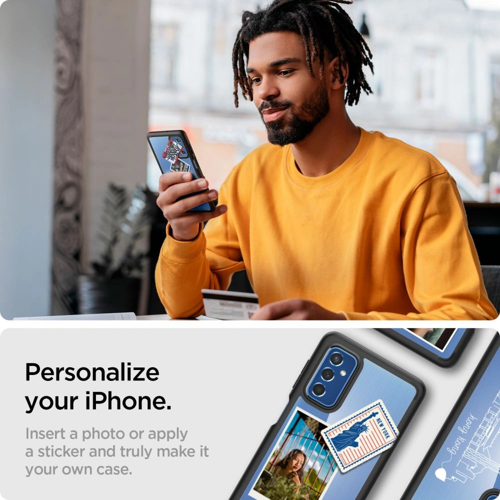 Hurtownia GSM - Etui Spigen Ultra Hybrid Samsung Galaxy M52 5G Matná Černá - SPN1957BLK - {ean13} - Hurt