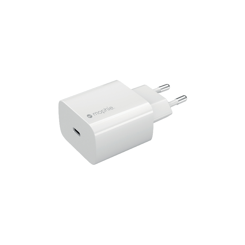 Mophie Distributor - 840056151567 - MPH049WHT - Mophie GaN Wall Charger USB-C 30W (white) - B2B homescreen