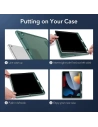 Wholesale ESR Rebound Hybrid Apple iPad 10.2 2019/2020/2021 7, 8, 9 Gen Frosted Green - ESR425GRN - {ean13} - Hurt