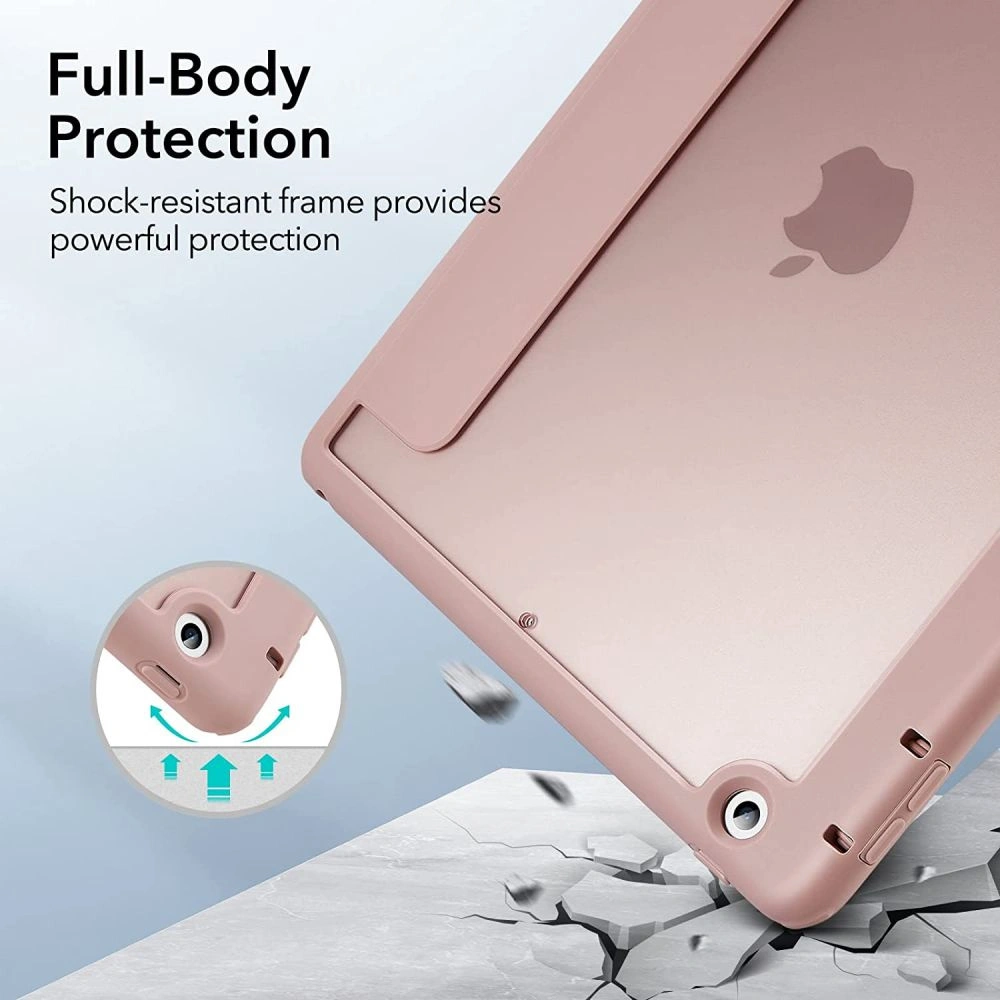 Hurtownia GSM - Etui ESR Rebound Hybrid Apple iPad 10.2 2019/2020/2021 (7., 8. a 9. generace) Frosted Pink - ESR428PNK - {ean13} - Hurt