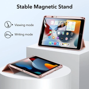 Wholesale ESR Rebound Hybrid Apple iPad 10.2 2019/2020/2021 7, 8, 9 Gen Frosted Pink - ESR428PNK - {ean13} - Hurt