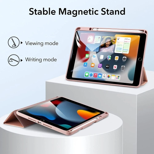 Etui ESR Rebound Hybrid Apple iPad 10.2 2019/2020/2021 (7., 8. i 9 generacji) Frosted Pink