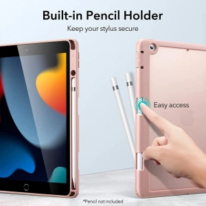 Wholesale ESR Rebound Hybrid Apple iPad 10.2 2019/2020/2021 7, 8, 9 Gen Frosted Pink - ESR428PNK - {ean13} - Hurt