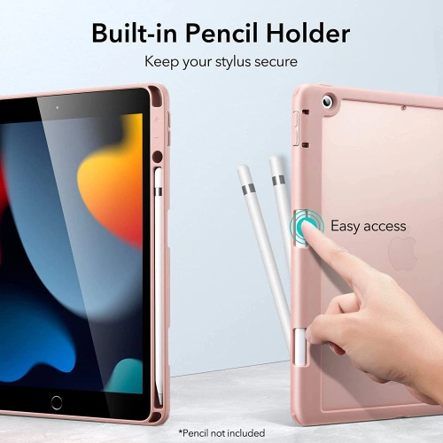 Etui ESR Rebound Hybrid Apple iPad 10.2 2019/2020/2021 (7., 8. i 9 generacji) Frosted Pink