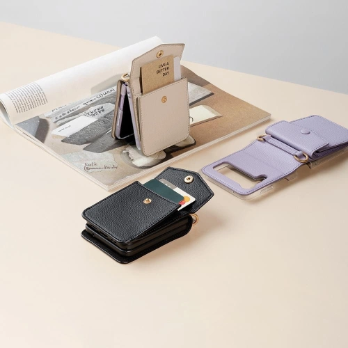 Etui Ringke Folio Signature Card Pocket Samsung Galaxy Z Flip 3 Black