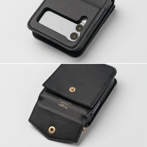 Etui Ringke Folio Signature Card Pocket Samsung Galaxy Z Flip 3 Black