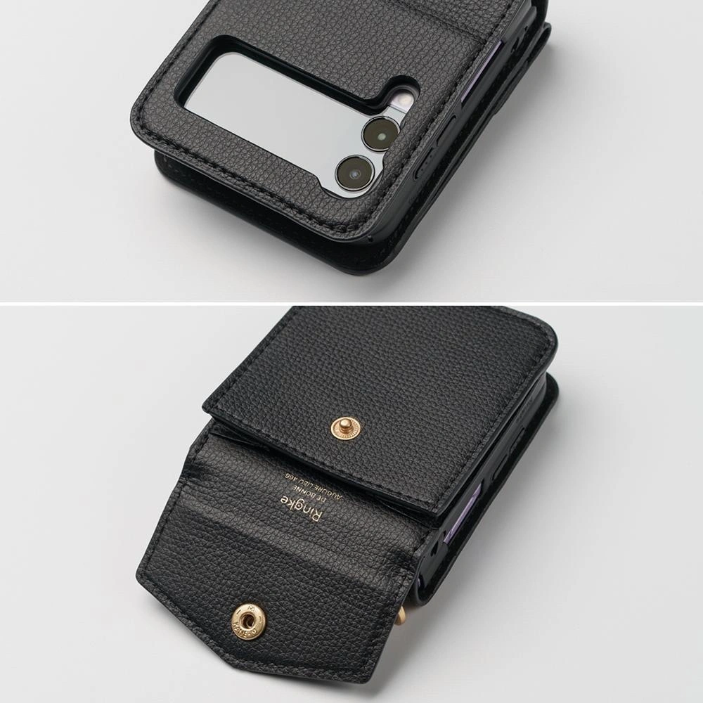 Hurtownia GSM - Etui Ringke Folio Signature Card Pocket Samsung Galaxy Z Flip 3 černé - RGK1499BLK - {ean13} - Hurt