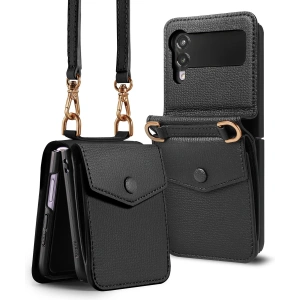 Hurtownia GSM - Case Ringke Folio Signature Card Pocket Samsung Galaxy Z Flip 3 Schwarz - RGK1499BLK - {ean13} - Hurt