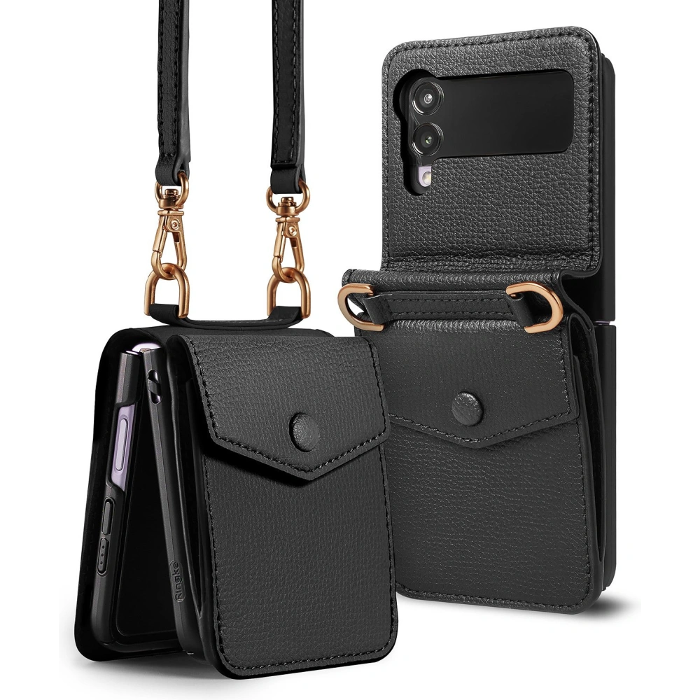 Hurtownia GSM - Etui Ringke Folio Signature Card Pocket Samsung Galaxy Z Flip 3 černé - RGK1499BLK - {ean13} - Hurt