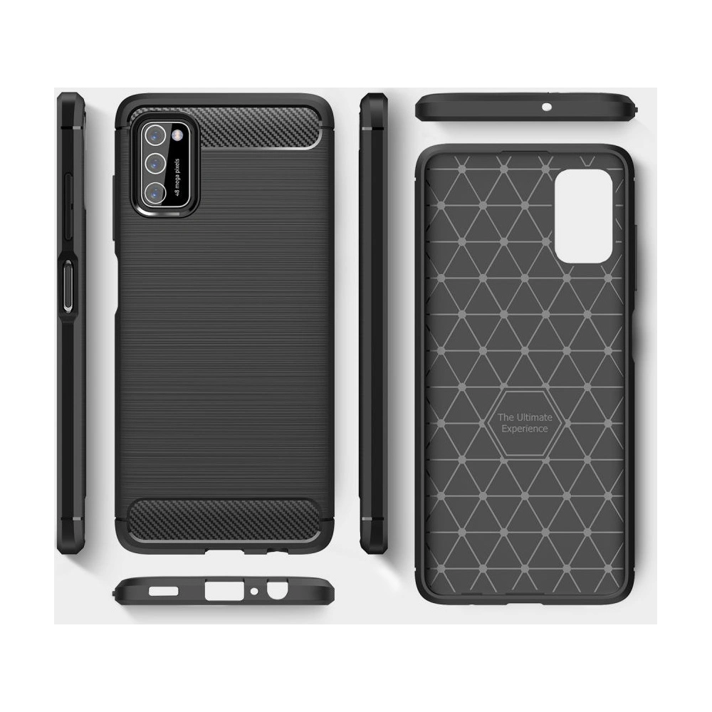 Hurtownia GSM - Etui Tech-Protect TPUCarbon Samsung Galaxy A03s černé - THP710BLK - {ean13} - Hurt