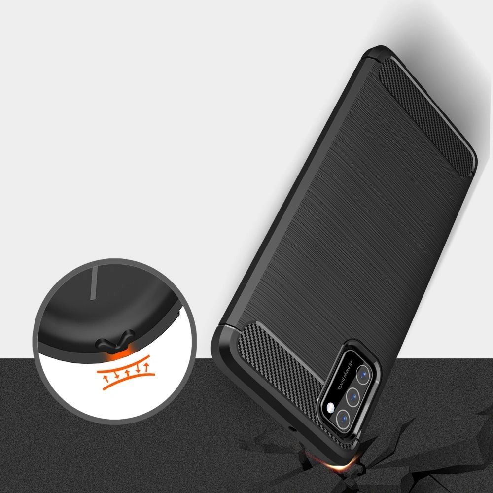 Hurtownia GSM - Etui Tech-Protect TPUCarbon Samsung Galaxy A03s černé - THP710BLK - {ean13} - Hurt