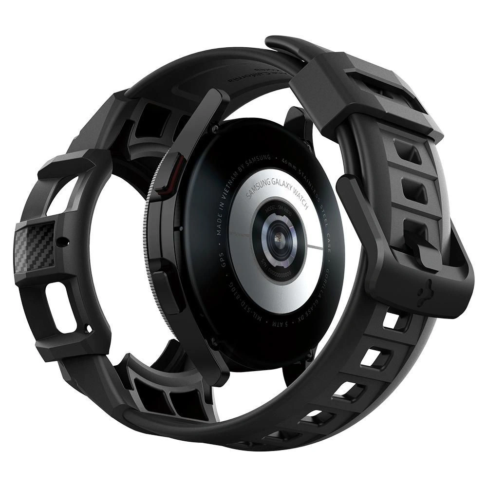 Wholesale Belt Spigen Rugged Armor Pro Samsung Galaxy Watch 4 Classic 46mm Matte Black - SPN1958BLK - {ean13} - Hurt