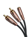 UGREEN AV198 2x RCA (Cinch) to jack 3.5mm Cable 1m 