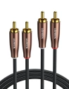 UGREEN AV199 Kabel przedłużający 2x RCA (Cinch) do 2x RCA (Cinch), 2m