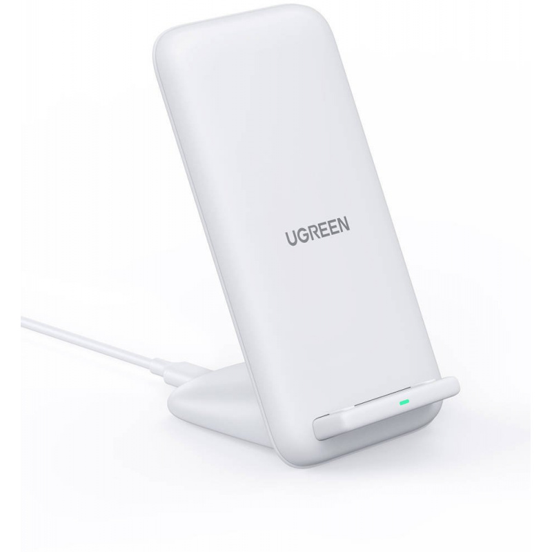 Ugreen Distributor - 6957303885763 - UGR1065WHT - UGREEN CD221 Wireless Charger 15W (white) - B2B homescreen