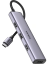 Hurtownia GSM - Adapter 4w1 UGREEN CM473 Hub USB-C do 4x USB 3.0 (szary) - UGR1075GRY - {ean13} - Hurt