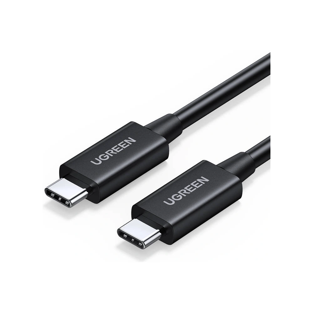Hurtownia GSM - Kabel USB-C do USB-C UGREEN US507, Gen3, 100W, 8K, 0.8m (czarny) - UGR1076BLK - {ean13} - Hurt