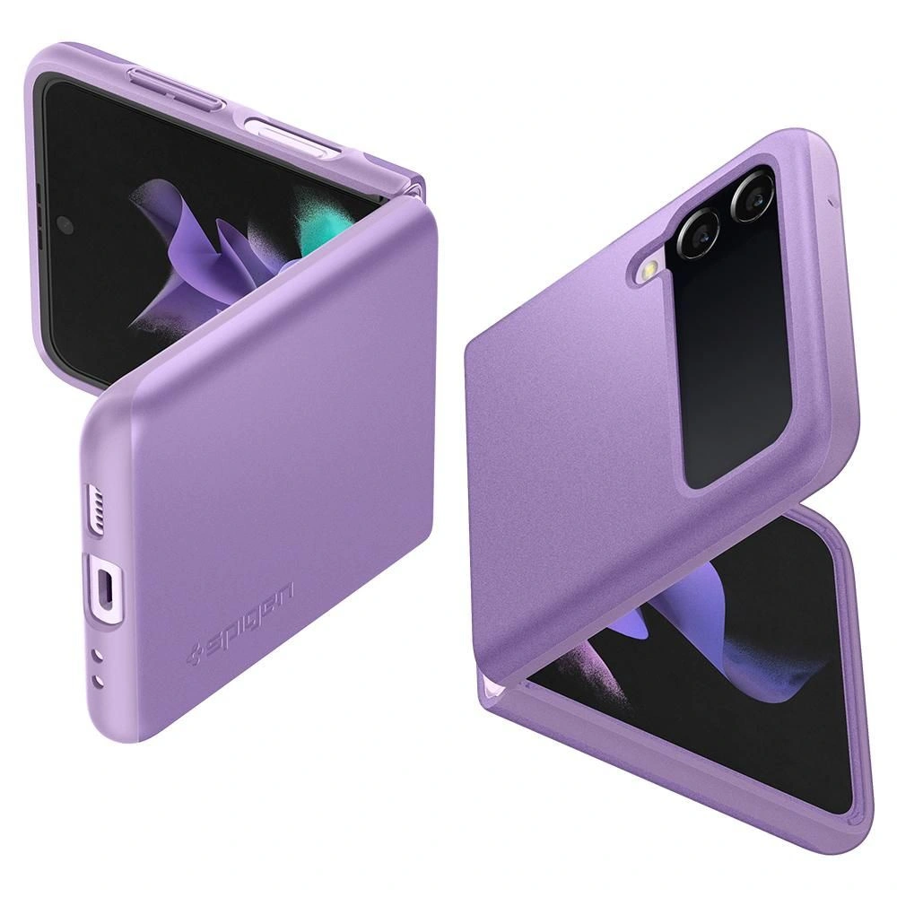 Hurtownia GSM - Etui Spigen Thin Fit Samsung Galaxy Z Flip 3 Lesklá levandule - SPN1959LAV - {ean13} - Hurt