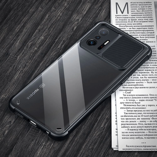 Etui Tech-Protect Camshield Xiaomi 11T/Pro Black