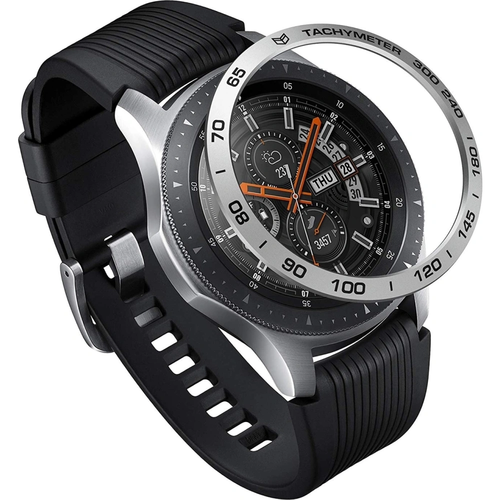 Hurtownia GSM - Nakládka na tachymetr Ringke Samsung Galaxy Gear S3/Watch 46mm hliníková stříbrná GW-46-06 - RGK827ASLV - {ean13} - Hurt