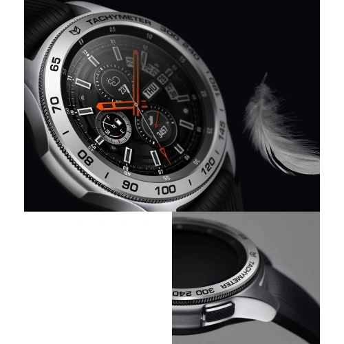 Nakładka na tachymetr Ringke Samsung Galaxy Gear S3/Watch 46mm Aluminium Silver