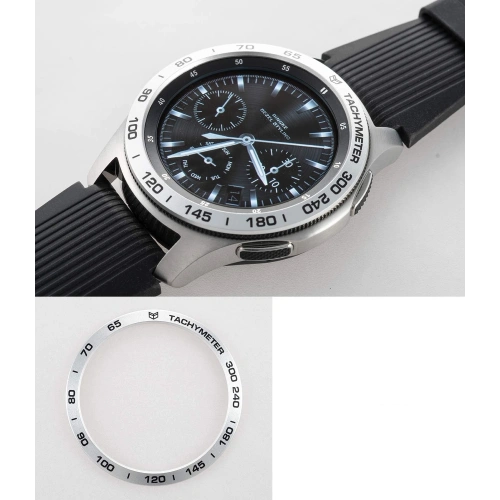 Nakładka na tachymetr Ringke Samsung Galaxy Gear S3/Watch 46mm Aluminium Silver