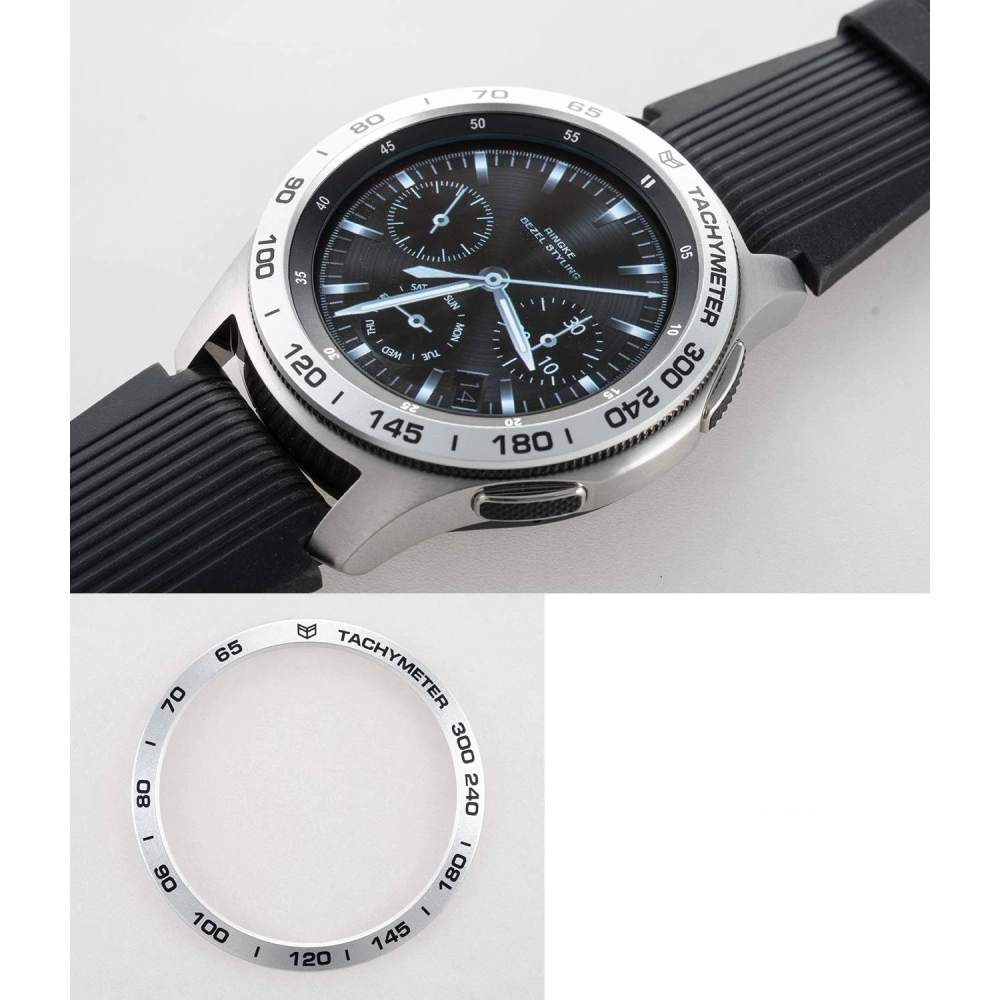 Hurtownia GSM - Nakládka na tachymetr Ringke Samsung Galaxy Gear S3/Watch 46mm hliníková stříbrná GW-46-06 - RGK827ASLV - {ean13} - Hurt