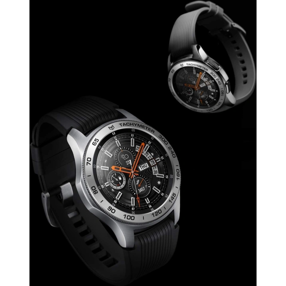 Hurtownia GSM - Nakládka na tachymetr Ringke Samsung Galaxy Gear S3/Watch 46mm hliníková stříbrná GW-46-06 - RGK827ASLV - {ean13} - Hurt