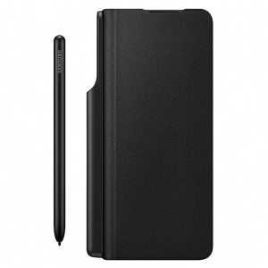 Etui Samsung Galaxy Z Fold 3 EF-FF92PCBEGEE czarny/black Leather Flip Cover with Pen