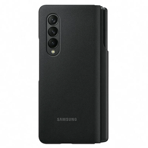 Etui Samsung Galaxy Z Fold 3 EF-FF92PCBEGEE czarny/black Leather Flip Cover with Pen
