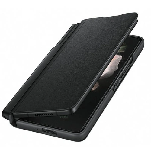 Etui Samsung Galaxy Z Fold 3 EF-FF92PCBEGEE czarny/black Leather Flip Cover with Pen