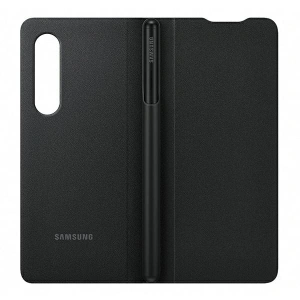 Hurtownia GSM - Etui Samsung Galaxy Z Fold 3 EF-FF92PCBEGEE czarny/black Leather Flip Cover with Pen - SMG520BLK - {ean13} - Hurt
