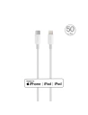 Kabel PURO USB-C/Lightning MFi 0,5m (biały)
