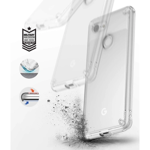 Etui Ringke Fusion Google Pixel 3 Clear