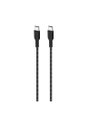 Kabel PURO Fabric Ultra Strong heavy duty USB-C/USB-C 2m (czarny)