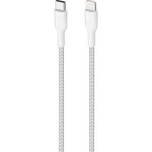 Kabel PURO Fabric Ultra Strong heavy duty USB-C/Lightning MFi 2m (biały)