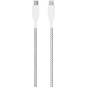 Kabel PURO Fabric Ultra Strong heavy duty USB-C/Lightning MFi 2m (biały)
