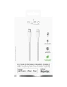 Kabel PURO Fabric Ultra Strong heavy duty USB-C/Lightning MFi 2m (biały)