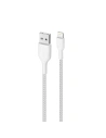 Kabel PURO Fabric Ultra Strong heavy duty USB-A/Lightning MFi 1,2m (bílý)