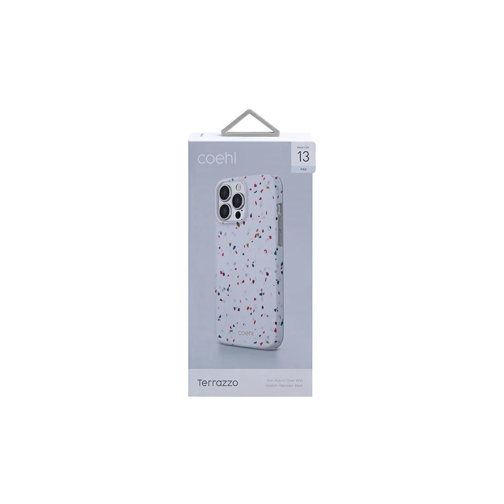 Hurtownia GSM - Etui UNIQ Coehl Terrazzo Apple iPhone 13 Pro biały/natural white - UNIQ484WHT - {ean13} - Hurt