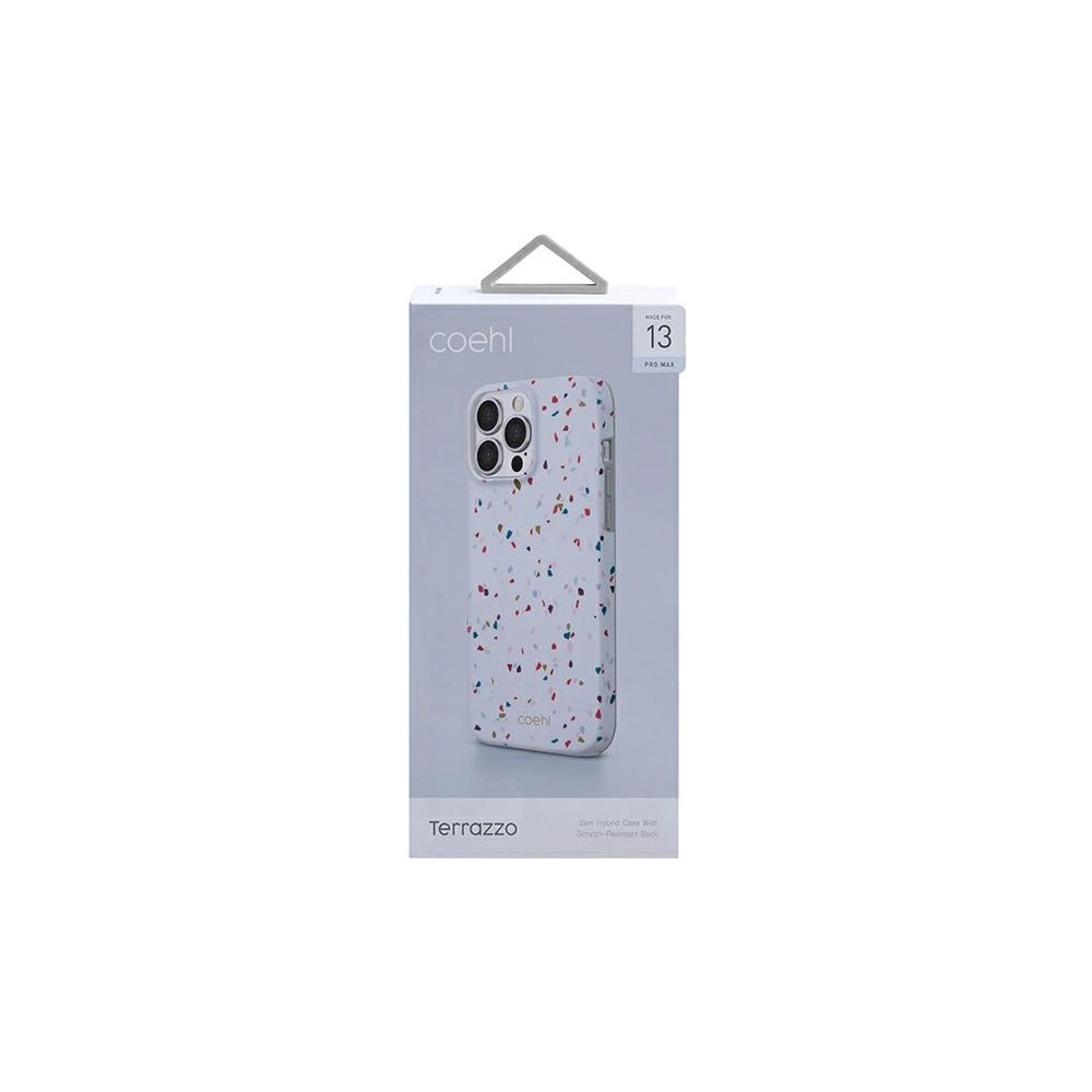 Hurtownia GSM - Etui UNIQ Coehl Terrazzo Apple iPhone 13 Pro Max biały/natural white - UNIQ486WHT - {ean13} - Hurt