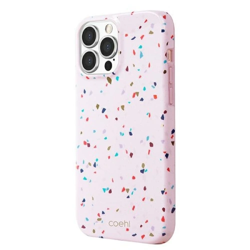 Etui UNIQ Coehl Terrazzo Apple iPhone 13 Pro Max różowy/blush pink