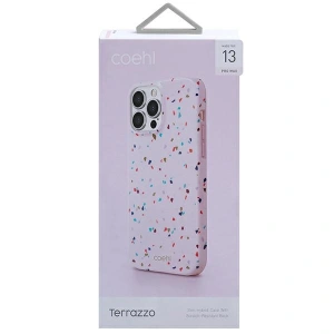 Etui UNIQ Coehl Terrazzo Apple iPhone 13 Pro Max różowy/blush pink