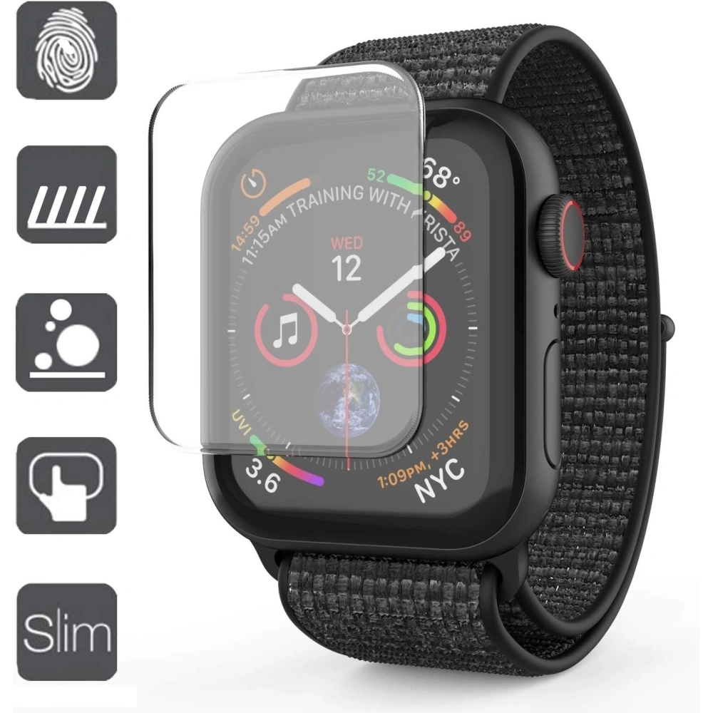 Hurtownia GSM - 2x Temperované sklo s UV lepidlem Whitestone Dome Glass Apple Watch 4/5/6/7/8/9/SE 44/45mm Čiré - WSD014 - {ean13} - Hurt