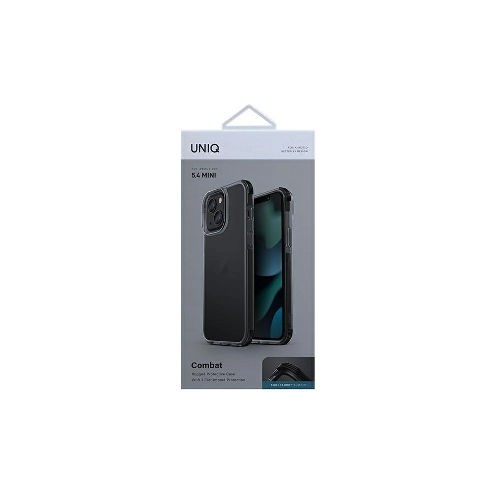 Hurtownia GSM - Etui UNIQ Combat Apple iPhone 13 mini czarny/carbon black - UNIQ495BLK - {ean13} - Hurt