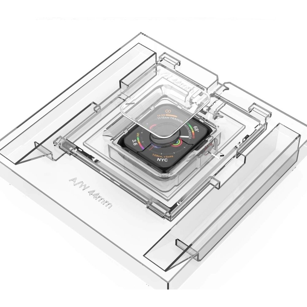 Hurtownia GSM - 2x Temperované sklo s UV lepidlem Whitestone Dome Glass Apple Watch 4/5/6/7/8/9/SE 44/45mm Čiré - WSD014 - {ean13} - Hurt