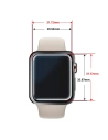 Wholesale 2x Tempered glass with UV glue Whitestone Dome Glass Apple Watch 4/5/6/7/8/9/SE 44/45mm Clear - WSD014 - {ean13} - Hurt