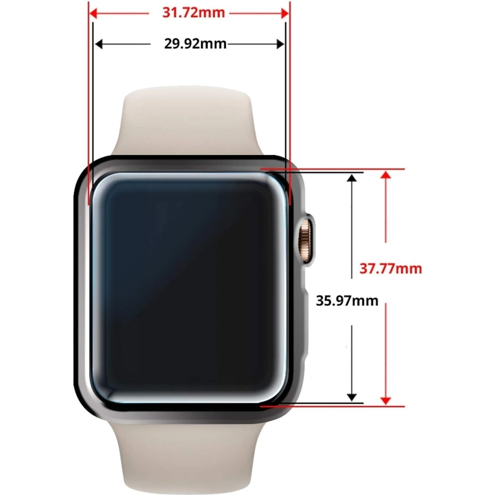 Hurtownia GSM - 2x Temperované sklo s UV lepidlem Whitestone Dome Glass Apple Watch 4/5/6/7/8/9/SE 44/45mm Čiré - WSD014 - {ean13} - Hurt